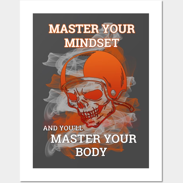 Master Your Mindset and You'll Master Your Body Wall Art by By Diane Maclaine